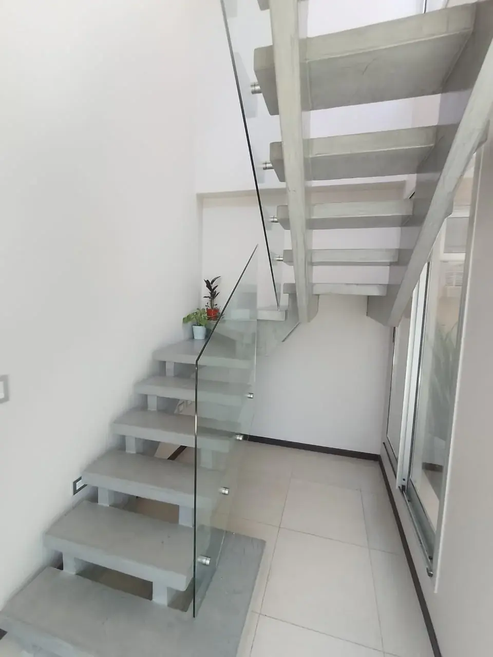 Escaleras de cristal