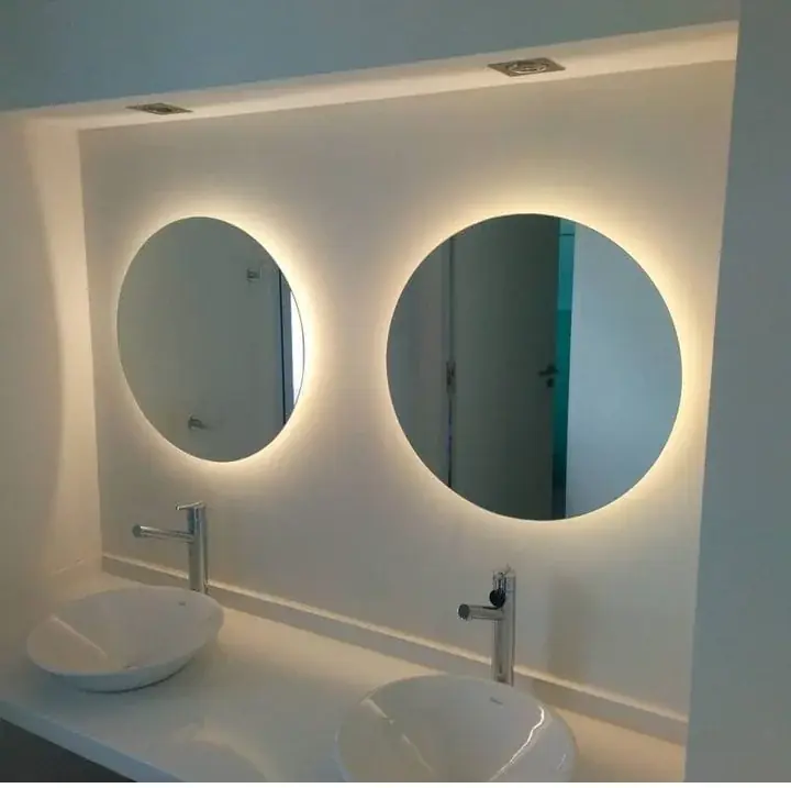Backlit LED mirrors